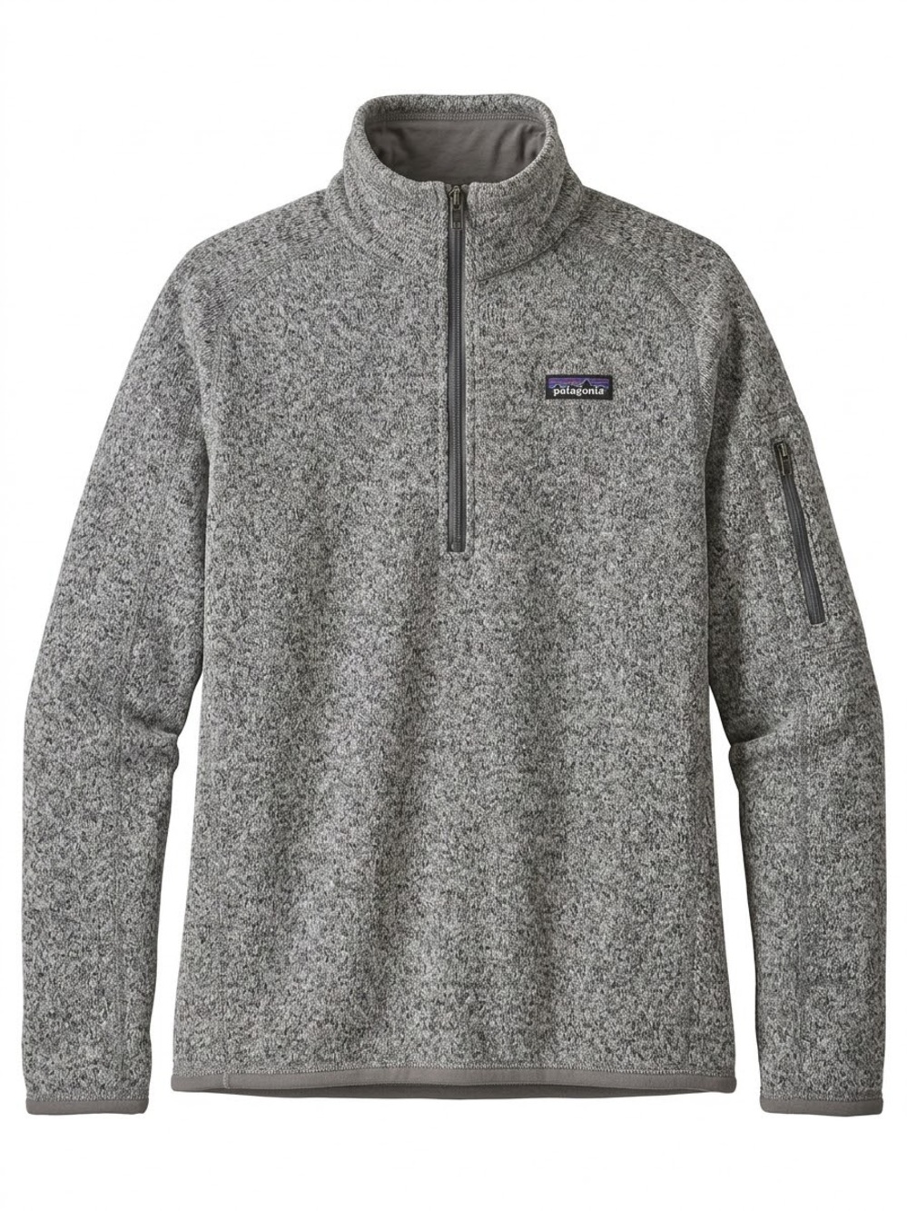Patagonia Grey Women's Quarter-Zip Fleece Pullover